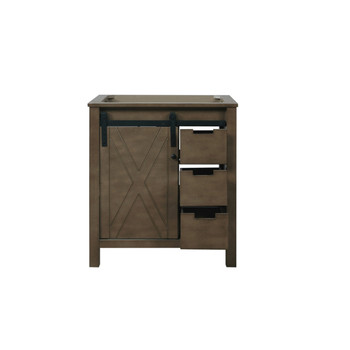 Marsyas 30" Rustic Brown Vanity Cabinet Only