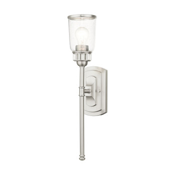 Livex Lighting 1 Lt Brushed Nickel Single Sconce - 10511-91