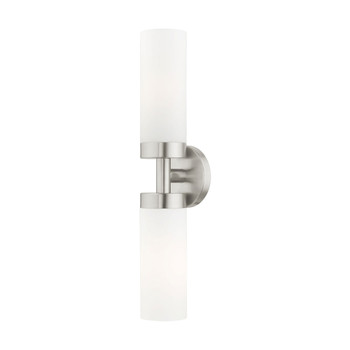 Livex Lighting 2 Lt Brushed Nickel Ada Vanity Sconce - 15072-91