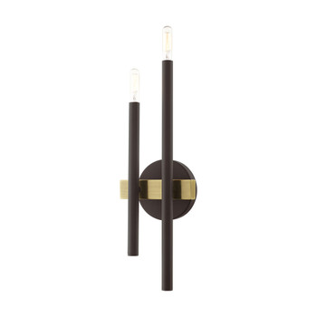 Livex Lighting 2 Lt Bronze Wall Sconce - 15582-07