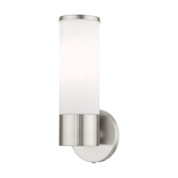 Livex Lighting 1 Lt Brushed Nickel Ada Vanity Sconce - 16561-91