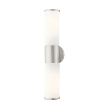 Livex Lighting 2 Lt Brushed Nickel Ada Vanity Sconce - 16562-91