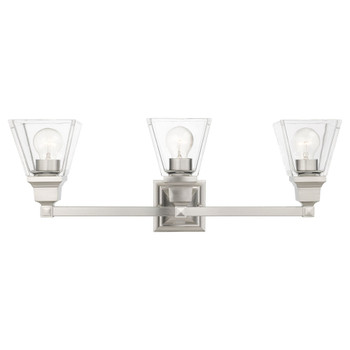 Livex Lighting 3 Lt Brushed Nickel Bath Vanity - 17173-91