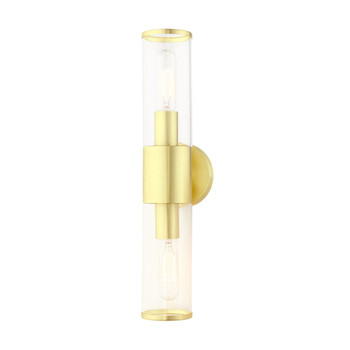 Livex Lighting 2 Lt Satin Brass Ada Vanity Sconce - 17282-12