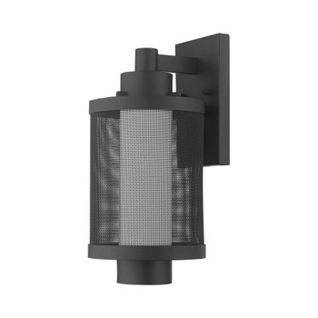Livex Lighting 1 Lt Textured Black Wall Lantern - 20682-14