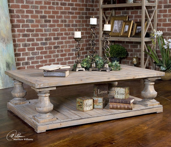 Uttermost Stratford Rustic Cocktail Table