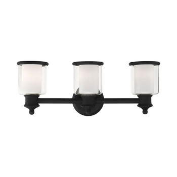 Livex Lighting 3 Lt Black Bath Vanity - 40213-04