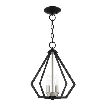 Livex Lighting 3 Lt Black Chandelier - 40923-04