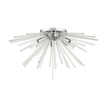 Livex Lighting 6 Lt Polished Chrome Flush Mount - 41251-05