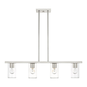 Livex Lighting 4 Lt Brushed Nickel Chandelier - 45474-91