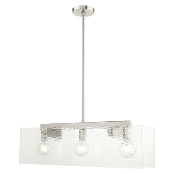 Livex Lighting 3 Lt Brushed Nickel Chandelier - 45623-91