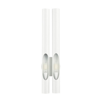 Livex Lighting 2 Lt Shiny White Ada Double Sconce - 45912-69