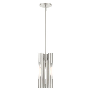 Livex Lighting 3 Lt Brushed Nickel Pendant Chandelier - 45913-91