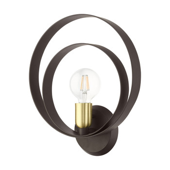 Livex Lighting 1 Lt Bronze Ada Single Sconce - 46422-07