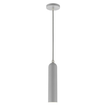 Livex Lighting 1 Lt  Nordic Gray Pendant - 46751-80