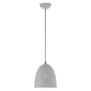 Livex Lighting 1 Lt Nordic Gray Pendant - 49108-80