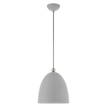 Livex Lighting 1 Lt Nordic Gray Pendant - 49109-80