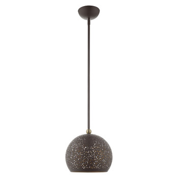 Livex Lighting 1 Lt Bronze Pendant - 49181-07