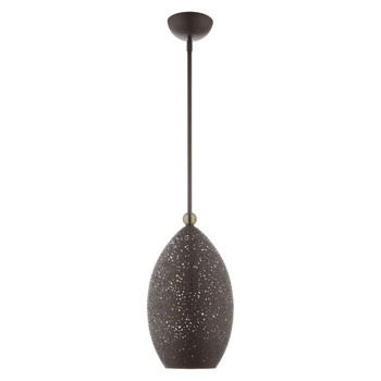 Livex Lighting 1 Lt Bronze Pendant - 49182-07