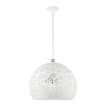 Livex Lighting 3 Lt White Pendant - 49544-03