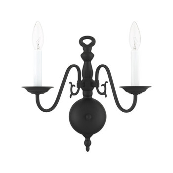 Livex Lighting 2 Lt Black Wall Sconce - 5002-04