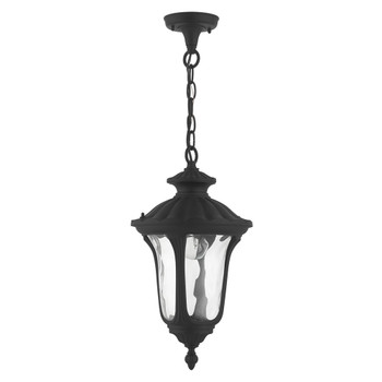 Livex Lighting 1 Lt Textured Black Outdoor Pendant Lantern - 7854-14