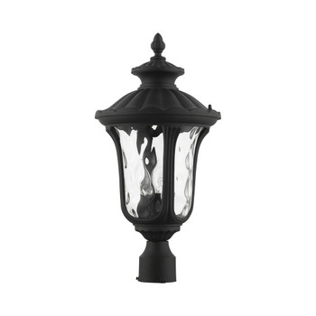 Livex Lighting 3 Lt Textured Black Outdoor Post Top Lantern - 7859-14