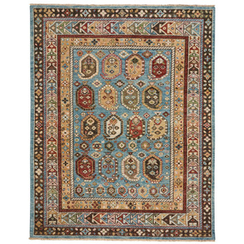 Capel Charleigh-Shirvan Slate Multi 1214_480 Hand Knotted Rugs