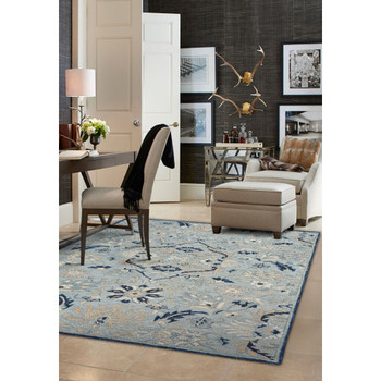 Capel Skakta-Eleanor Lt. Blue 2537_425 Hand Tufted Rugs