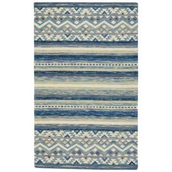 Capel Shakta-Kelim Blue 2569_440 Hand Tufted Rugs - 10" X 14' 0" Rectangle