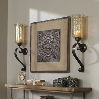 Uttermost Joselyn Bronze Candle Wall Sconce