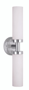 Livex Lighting 2 Light Polished Chrome Bath Light - 10104-05