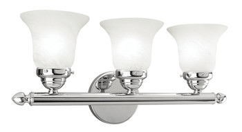 Livex Lighting 3 Light Polished Chrome Bath Light - 1063-05