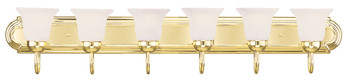 Livex Lighting 6 Light Polished Brass Bath Light - 1076-02