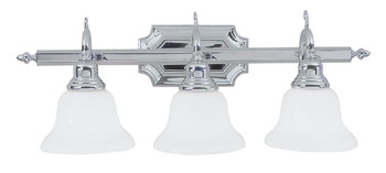 Livex Lighting 3 Light Polished Chrome Bath Light - 1283-05