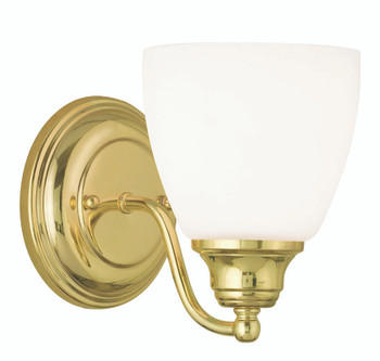 Livex Lighting 1 Light Polished Brass Wall Sconce - 13671-02