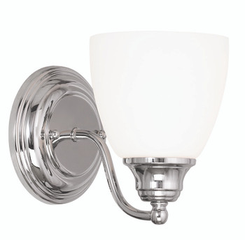 Livex Lighting 1 Light Polished Chrome Wall Sconce - 13671-05