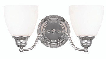 Livex Lighting 2 Light Polished Chrome Bath Light - 13672-05