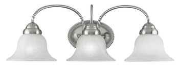 Livex Lighting 3 Light Brushed Nickel Bath Light - 1533-91