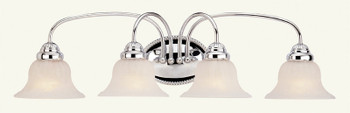Livex Lighting 4 Light Polished Chrome Bath Light - 1534-05