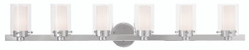 Livex Lighting 6 Light Polished Chrome Bath Light - 15456-05