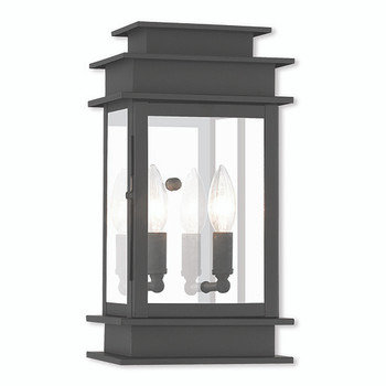 Livex Lighting 2 Light Black Outdoor Wall Lantern - 2014-04