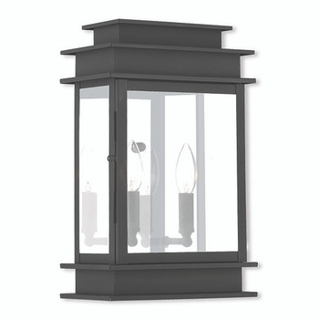 Livex Lighting 2 Light Black Outdoor Wall Lantern - 2016-04