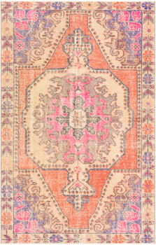 Surya Antique One Of A Kind OOAK-1061 Traditional Hand Knotted - 4'2" X 6'8" Rectangle Area Rug