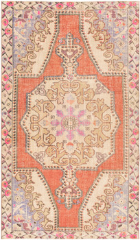 Surya Antique One Of A Kind OOAK-1098 Traditional Hand Knotted - 4'5" X 7'8" Rectangle Area Rug