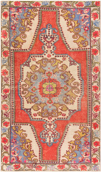 Surya Antique One Of A Kind OOAK-1100 Traditional Hand Knotted - 4'4" X 7'3" Rectangle Area Rug