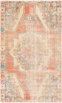 Surya Antique One Of A Kind OOAK-1130 Traditional Hand Knotted - 4' X 6'8" Rectangle Area Rug