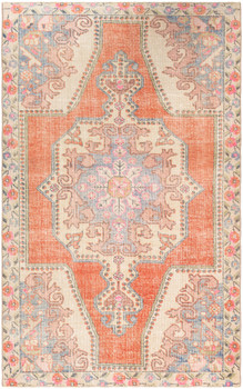 Surya Antique One Of A Kind OOAK-1133 Traditional Hand Knotted - 4'5" X 7' Rectangle Area Rug
