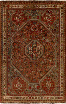 Surya Antique One Of A Kind OOAK-1272 Traditional Hand Knotted - 5'6" X 8'7" Rectangle Area Rug
