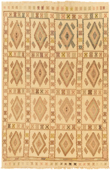 Surya Antique One Of A Kind OOAK-1301 Traditional Hand Knotted - 4'9" X 7'2" Rectangle Area Rug